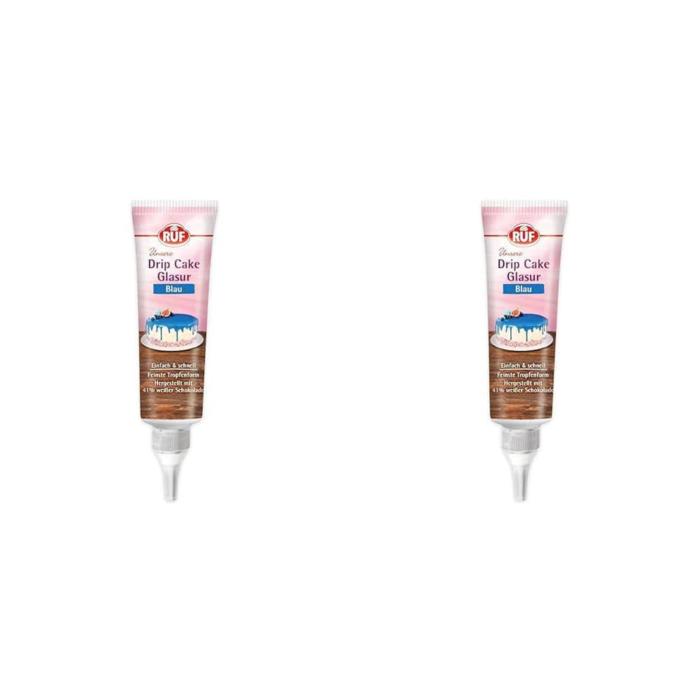RUF Glazura cu efect de picurare, diverse sortimente, 125 grame Glazuri si Decor Naty Shop 2 x 125 grame (set 2 bucati) Albastru