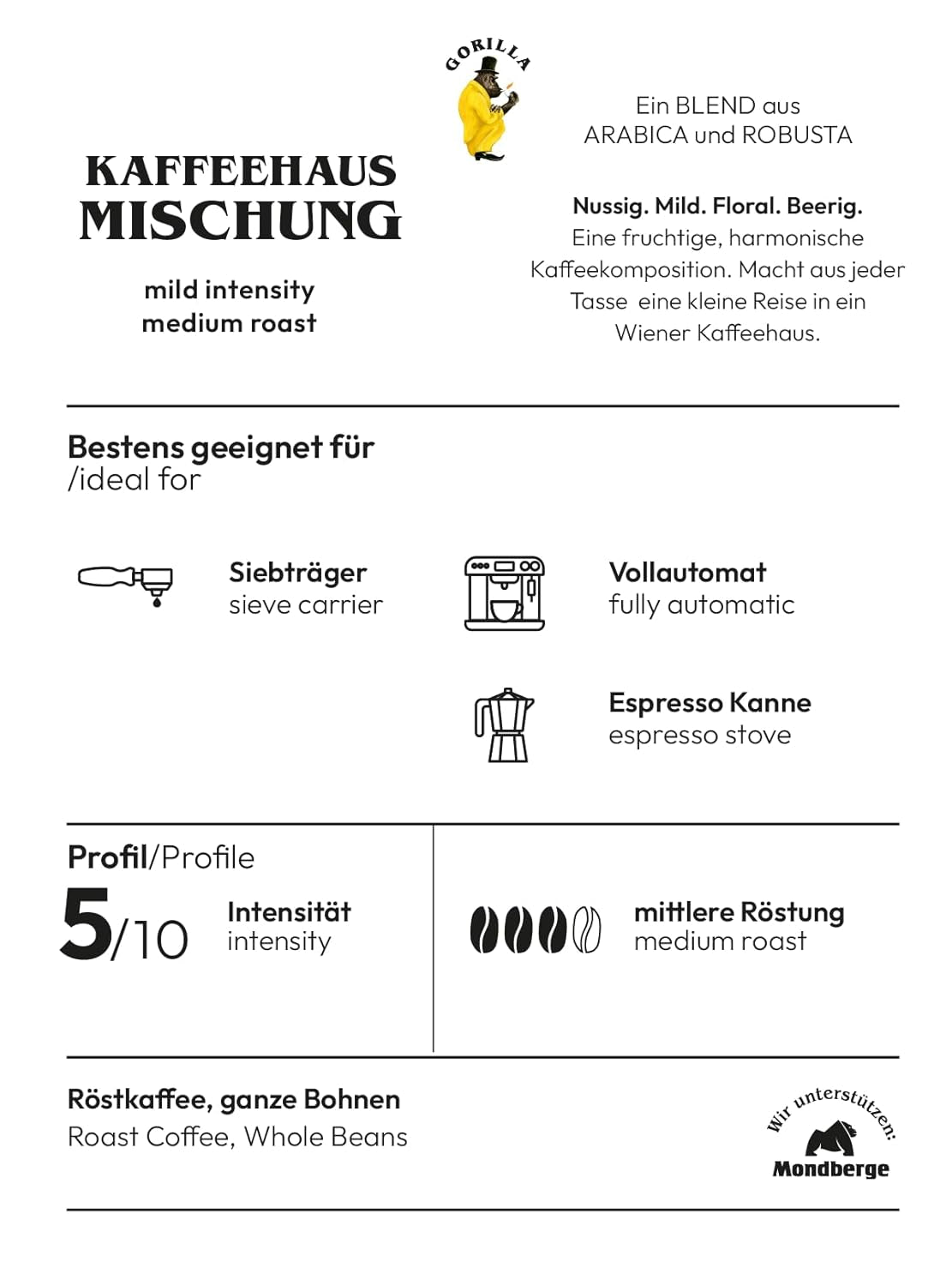 Amestec de cafea Joerges, 1 kg (Ambalajul poate varia) (Pachet de 2)