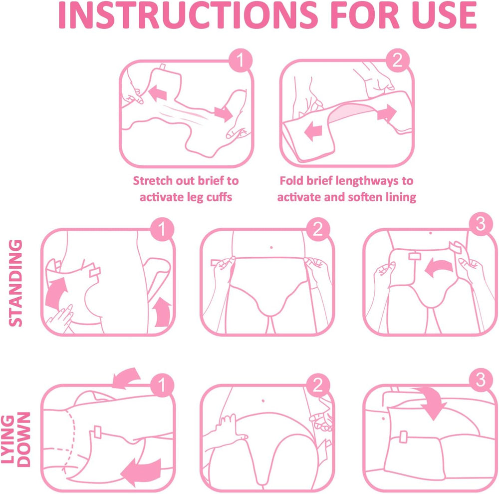 Nyomtatott pelenkák felnőtteknek, 5500-5800 ml, 2 csomag – pirosító baba (M)