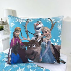 Disney Frozen Snowflakes, gyermek ágynemű, 100% pamut Ágynemű - gyermek Naty Shop