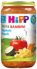Hipp Bio menük a 12. Luna Pasta Bambini-től, Rigatoni Napoli, 250G, 6 db-os (6X250G) csomag Mother and Child Naty Shop Alapértelmezett cím