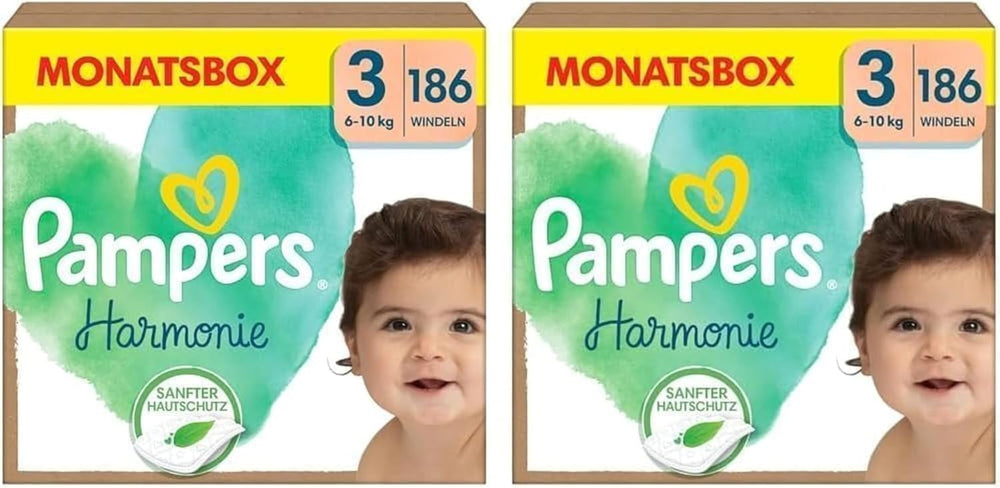 Pampers Harmony pelenka 1-es méret, 180-as pelenka, 2kg-5kg, gyengéd bőrvédelem 100% Pampers védelemmel