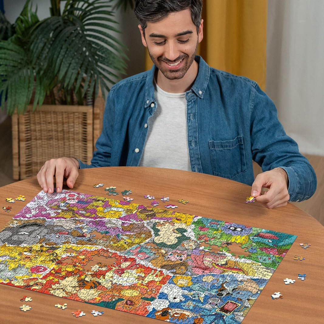 Ravensburger Puzzle 12000832 - Pokémon Adventure - 1000 darabos Pokémon kirakós felnőtteknek és 14 éven felüli gyerekeknek Puzzle Naty Shop