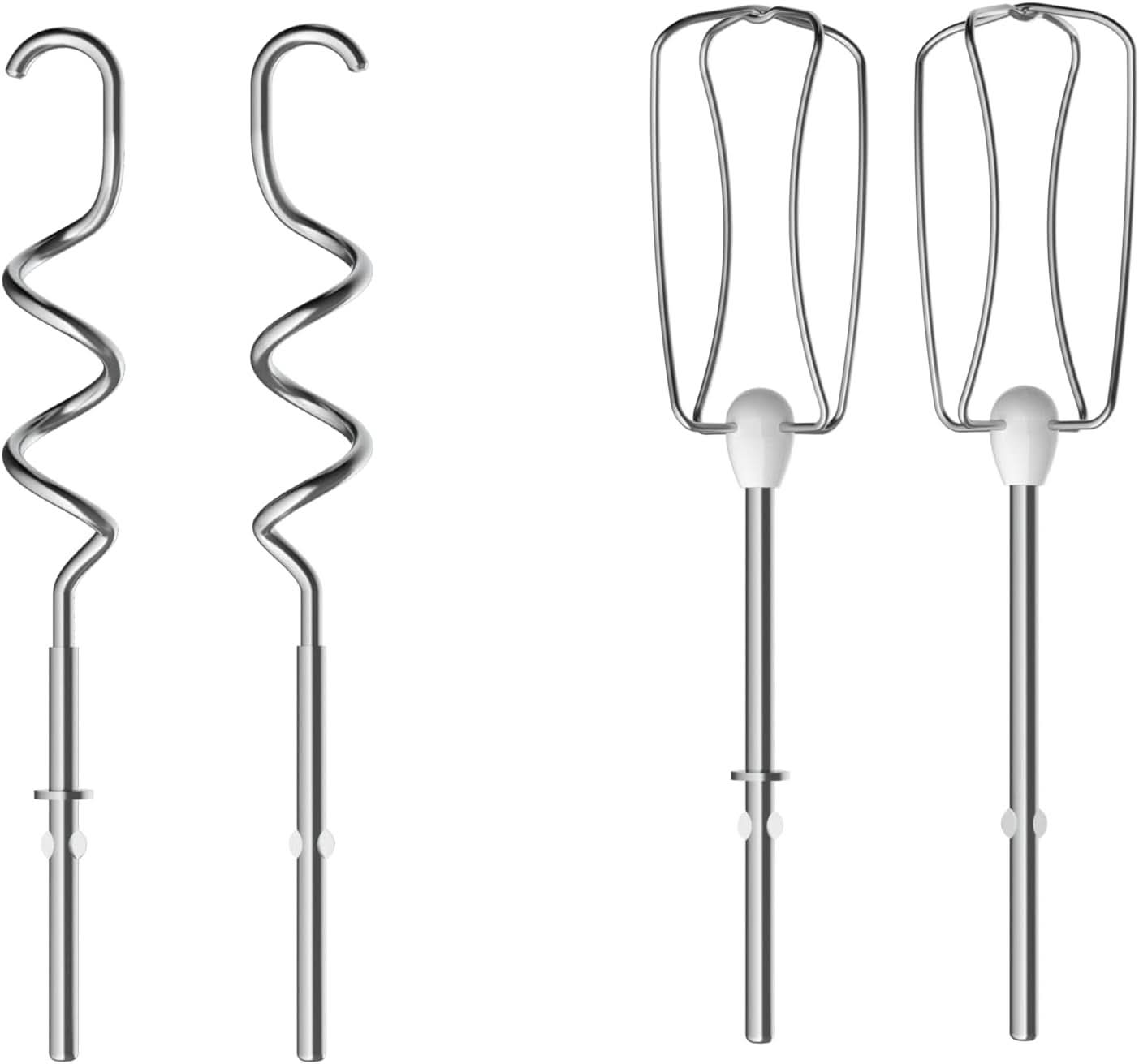 Tefal HT650E Power Mix Silence kézi keverő | 600 Watt | Változtatható fordulatszám-szabályozó | Turbo-Und Auswurf-Funktion | Extreme Leisure Engine | Incl. 2 Rührbesen Und 2 Knethaken | Búza konyha Naty Shop