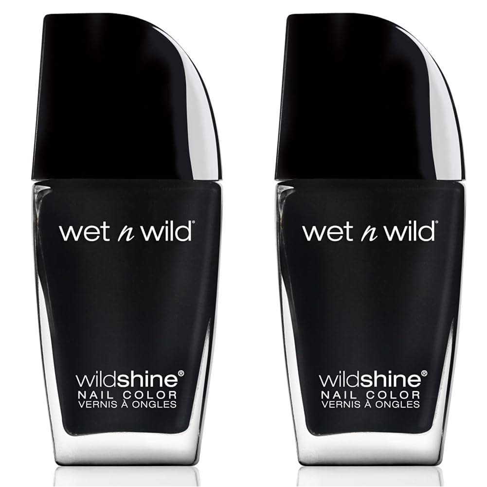 Wet n Wild Wild Shine körömlakk, formaldehid, toluol és ftalát mentes, hosszan tartó, gyorsan száradó formula, csiklandozott rózsaszín (2 csomag)