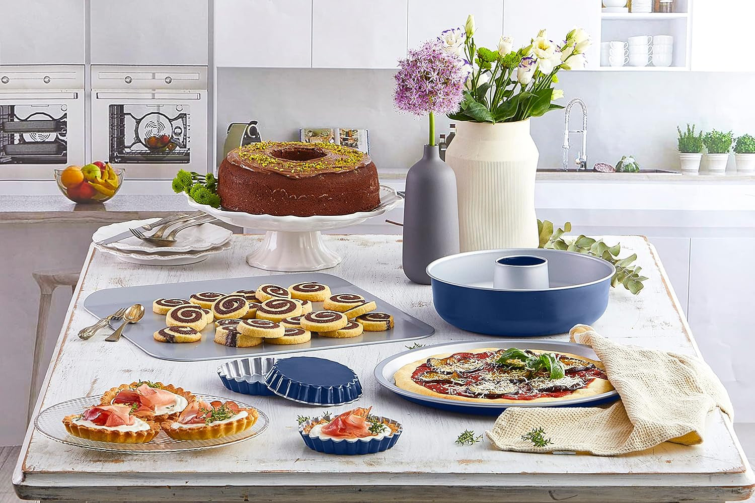 Line XBake, Plumcake Shape 25x11 cm, acél tapadásmentes bevonattal, ökológiai, Formák és tálcák sütéshez Naty Shop