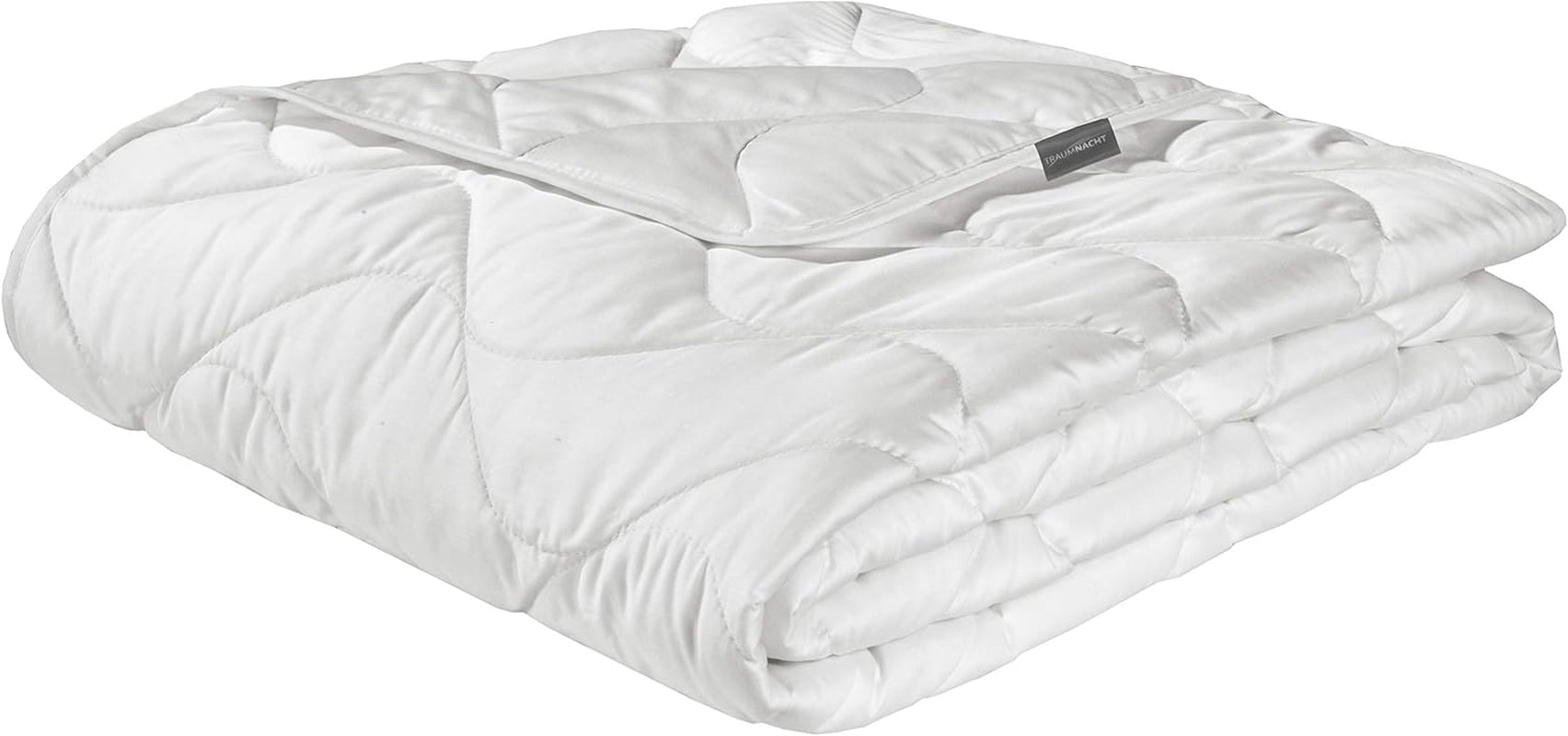 Traumnacht Exklusiv Plapumă ușoară pentru vară Fabricat din 100% mătase sălbatică, certificat Oeko-Tex, fabricat în Germania, greutate de umplere: 550Gr, 135 X 200 Cm Plapumi si pilote Naty Shop