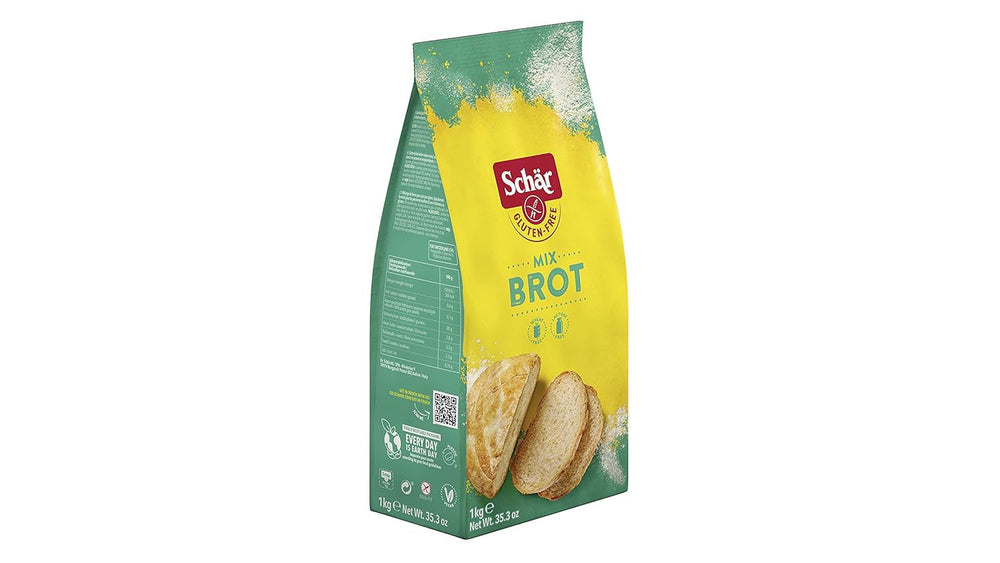Mix B - Brot Mix Backmischung Glutenfrei 1 kg, 10 Er Pack Naty Shop