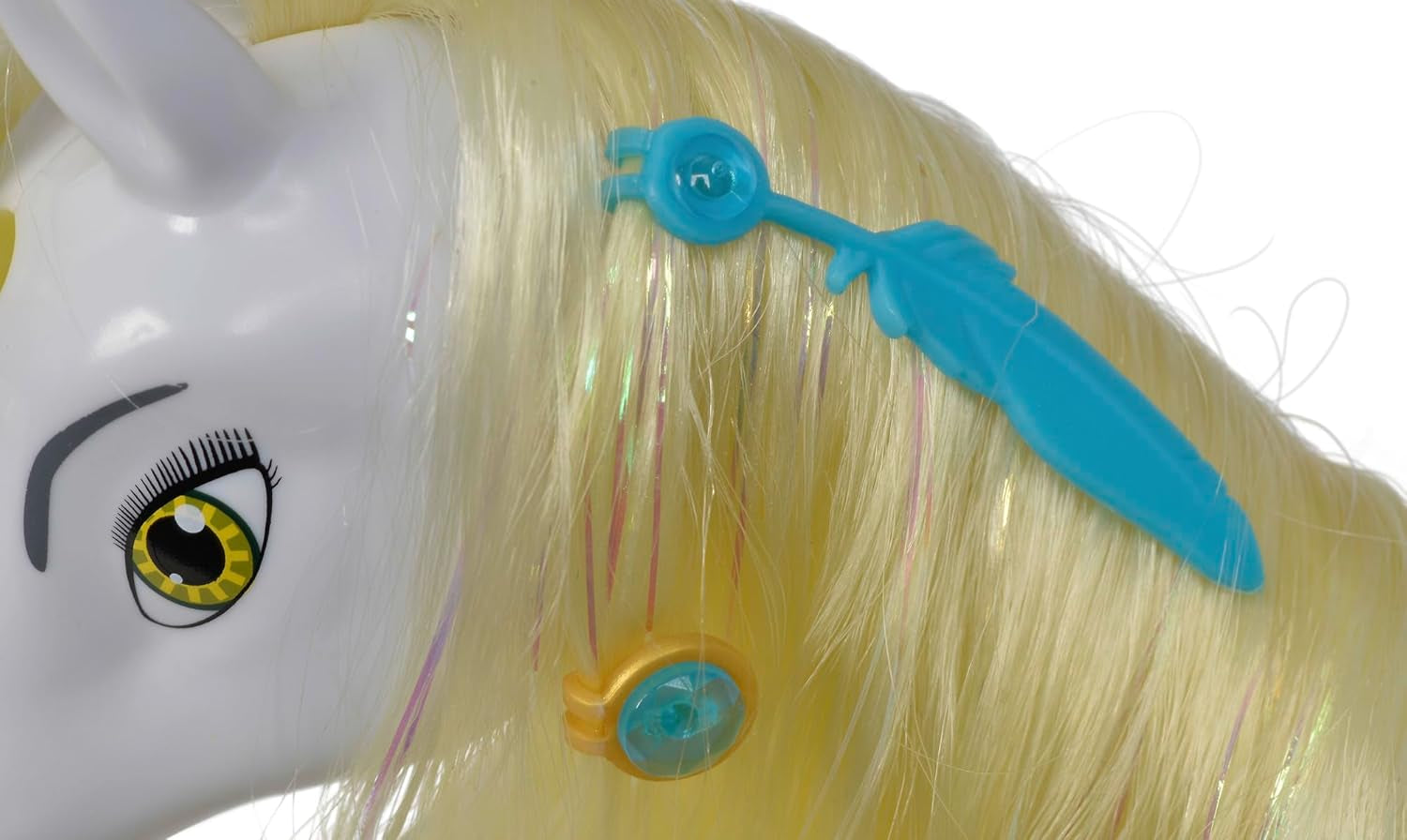 Simba 109480093 - Mia and Me Einhorn Onchao, mit beweglichen Flügeln, Haarclips, Bürste zum Frisieren, Spielpferd, Pony, Centopia, ab 3 Jahren, Rosa