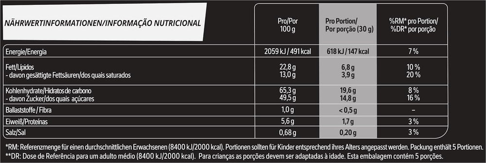 LION Black & White csokoládé, intenzív ízű snack, ropogós csokoládé és ropogós chips, brownie töltelék, egyedülálló ínycsiklandó élmény, 1 csomag (5 x 30g)