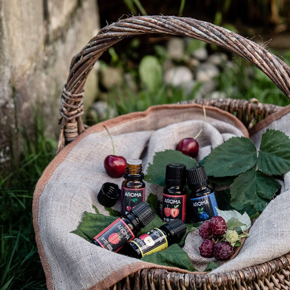 Myaroma | Szett: Forest & Meadow - Pure Natural Flavor gyümölcsízzel és gyümölcsízzel (5 x 10 ml) | Cukormentes és cukrozatlan Naty Shop édesítőszerek