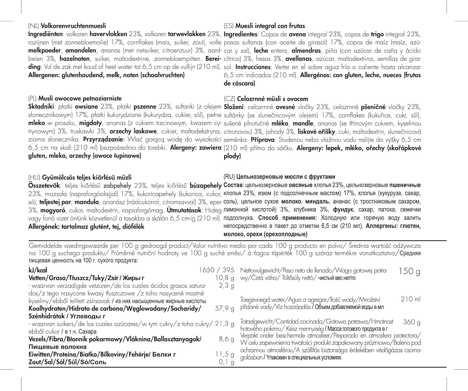 Trek'n Egyél egész gyümölcsös müzlit