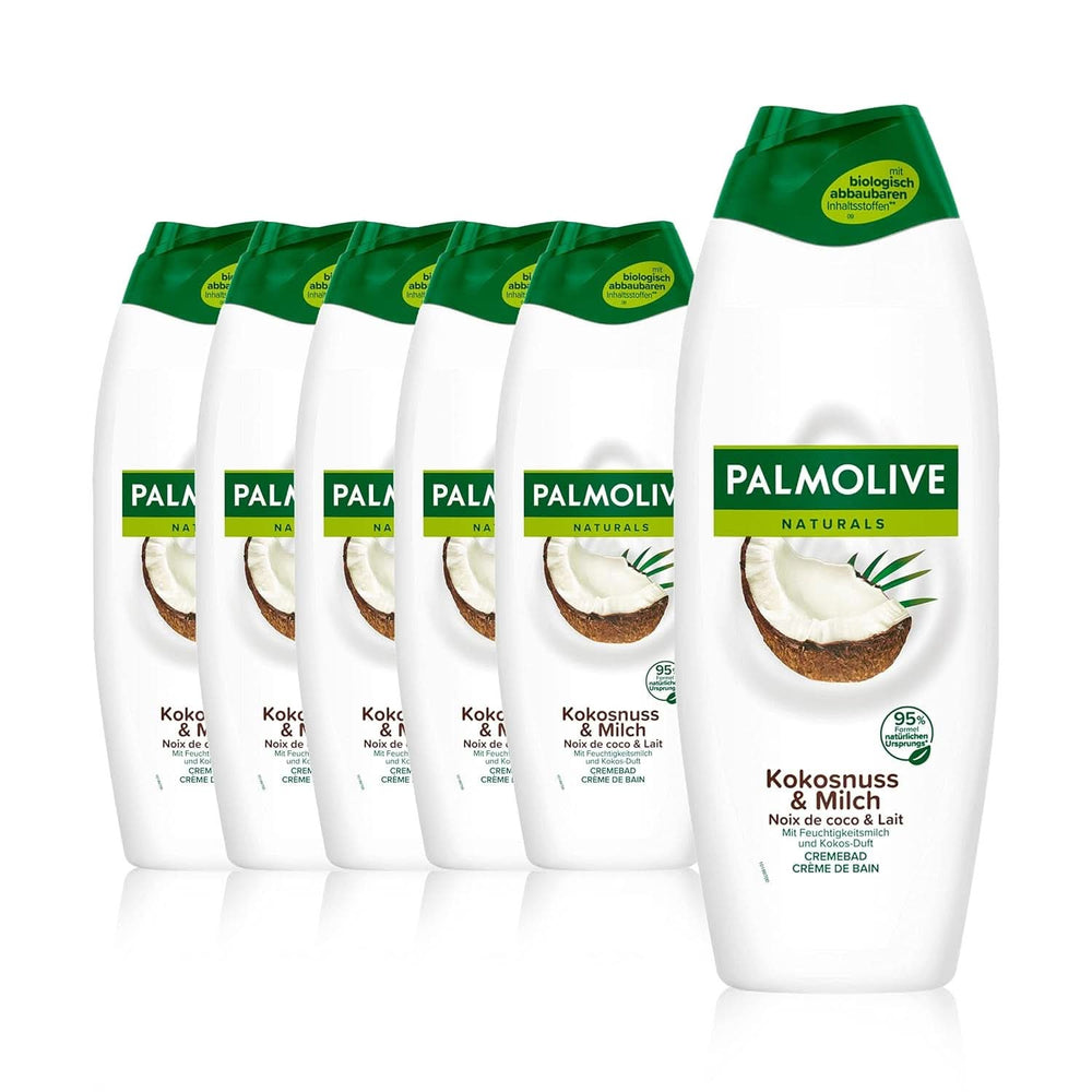 Gel de duș Palmolive Naturals Coconut & Milk, 6 x 250 ml Duș și baie Naty Shop