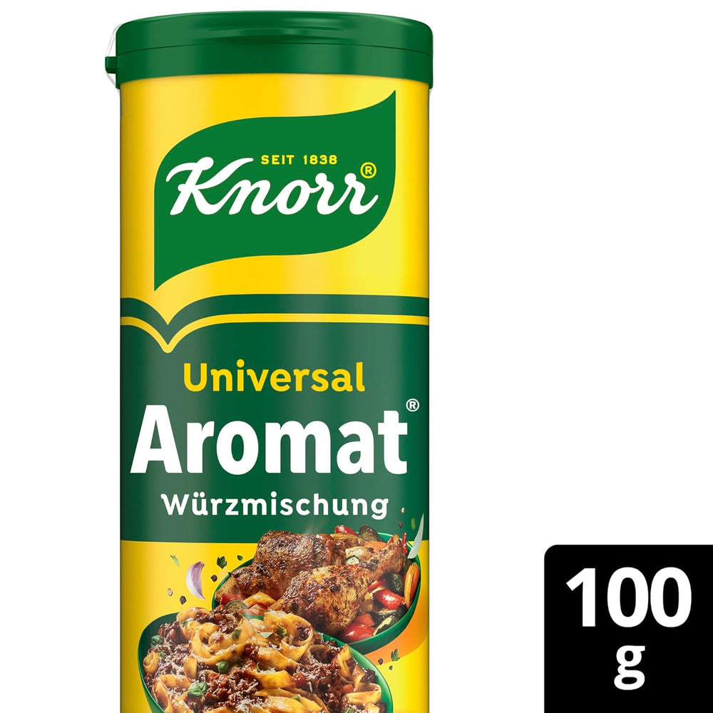 Knorr Würzmischung Universal Aromat für schnelle Gerichte zum Hús, zöldségek, szószok és egyebek fűszerezése és fűszerezése 100 g
