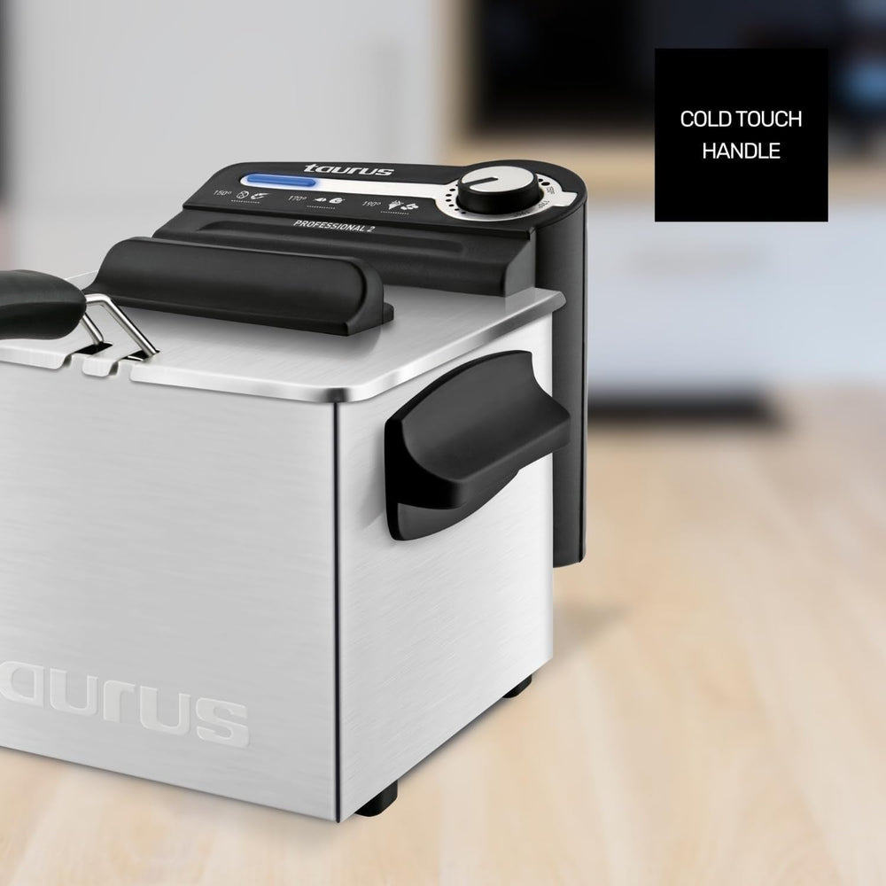 Taurus Professional 2 plus - olajsütő, 2 literes, 1700 W, 18/8 rozsdamentes acél készülékek Naty Shop