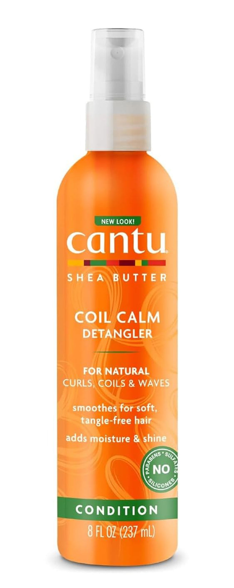 Cantu Natural Hair Produs pentru descurcarea parului Coil Calm spray 226,8 gram (235ML) Produse pentru descurcarea părului Naty Shop 235 Ml (pachet de 2)