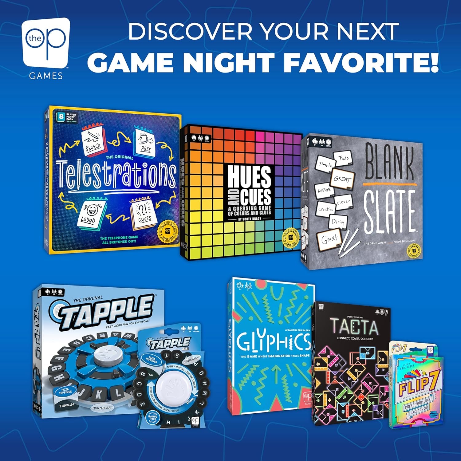 Hues and Cues – Joc de societate pentru seri de jocuri în familie – Joc de petrecere – The OP – Pentru 3-10 jucători – Versiune în limba engleză