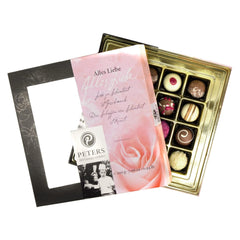 Peters, cutie cadou, amestec de praline cu sau fara alcool Bomboane de Ciocolata Naty Shop