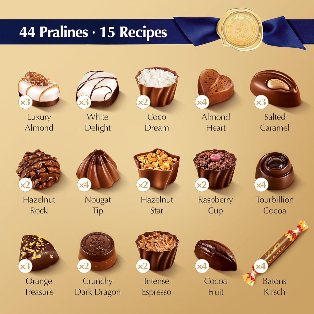 Lindt csokoládé - ​​Swiss Luxury Selection (445 g)