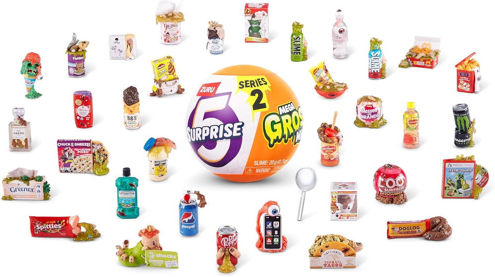 5 Surprise 77568 Capsule Gross Mega Gross Minis Seria 2 de la ZURU, 2 Capsule Action figures Naty Shop