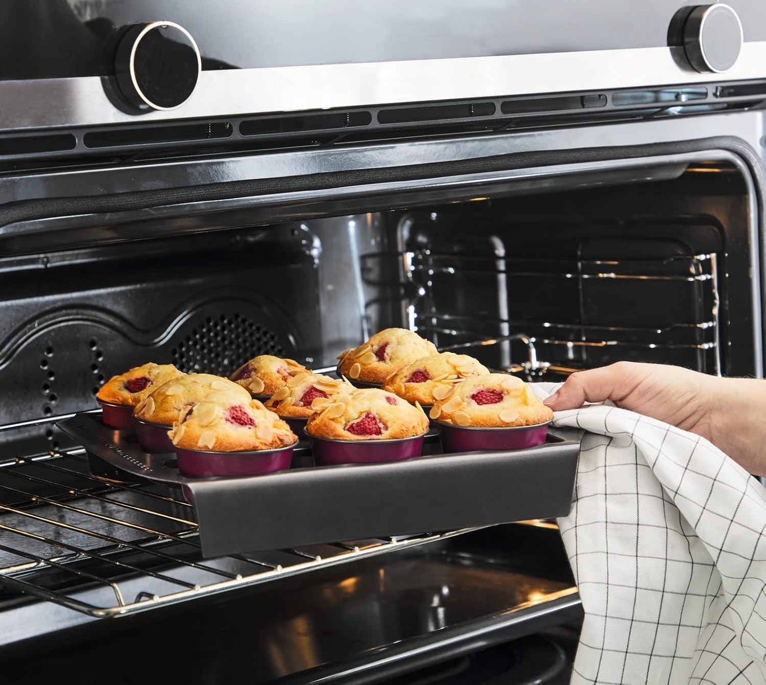 Tefal Creabake J3040104 Kuchenform, 9 Mulden, Antihaftbeschichtung, Austauschbar, Perfektes Backen, Kreative Und Leckere Rezepte, Nicht Kompatibel Mit Cake Factory, Creabake Matrite si tavi pentru copt Naty Shop