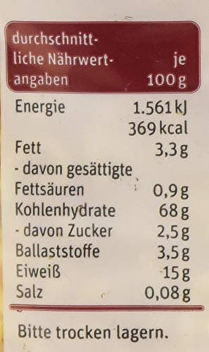 tegut... Tészta tojásos, villa alakú spagettivel, 1 x 500 g