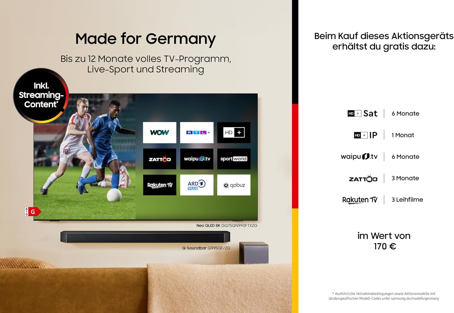 Televizor LED cu ecran plat Samsung Full HD F6009F de 32 inch (81 cm), tehnologie PurColor, HDR, urmărire obiecte, Sound Lite, securitate Knox, Tizen cu interfață unică, Smart TV, conținut gratuit nelimitat