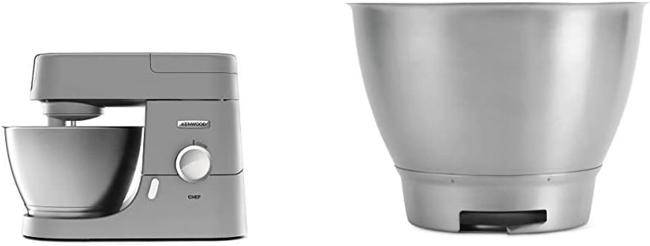 Kenwood Chef KVC3110S konyhai robotgép, 4,6 literes rozsdamentes acél keverőtál Anya és baba Naty Shop Chef 4,6 literes 1000 W-os keverőtál csomag