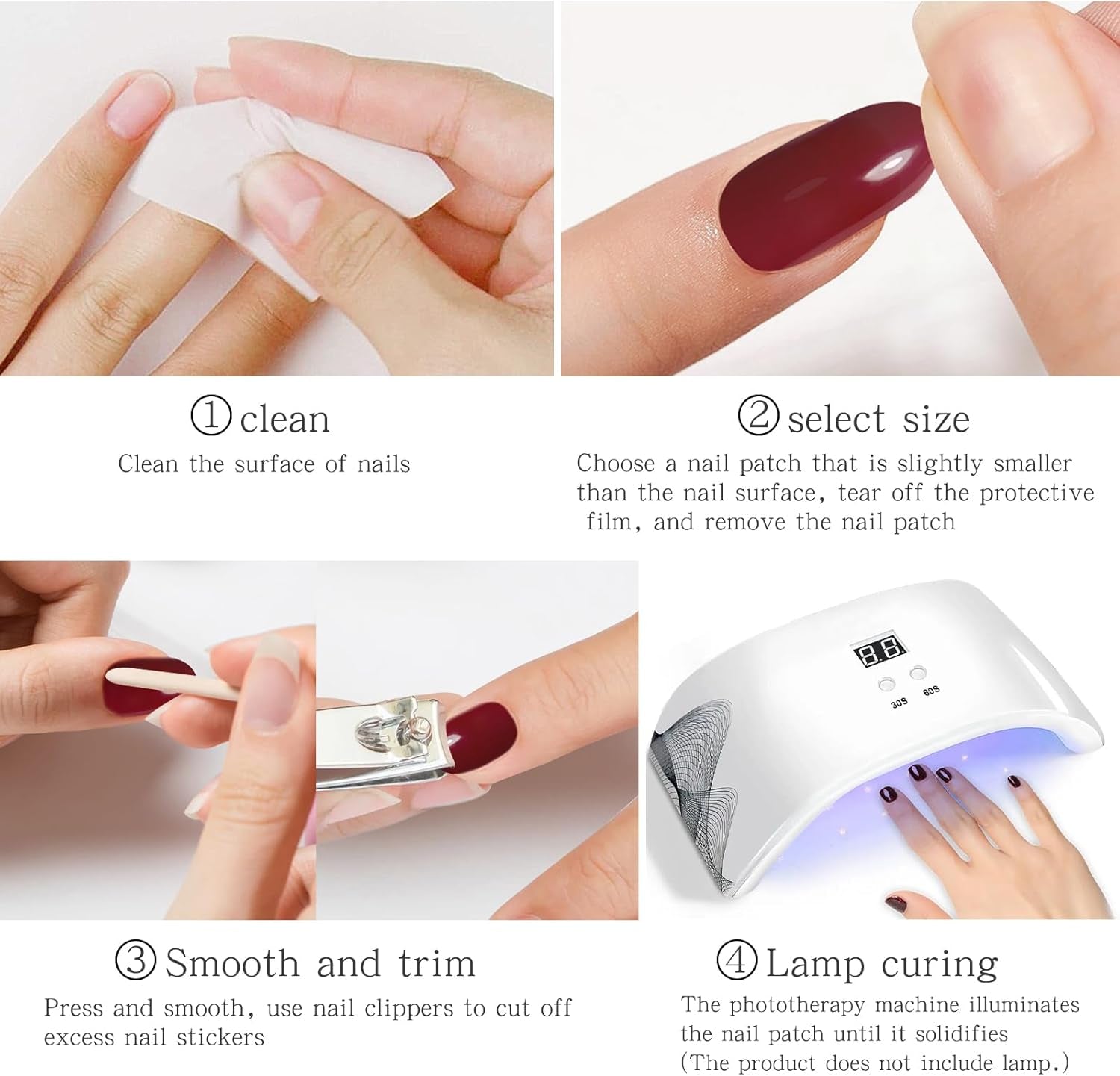 JMEOWIO Nagelfolie UV Härtend Bunter Blumenglitzer UV Gel Nail Strips Nagelsticker Nagelaufkleber Nail Art Dekoration Nageldesign Zubehör