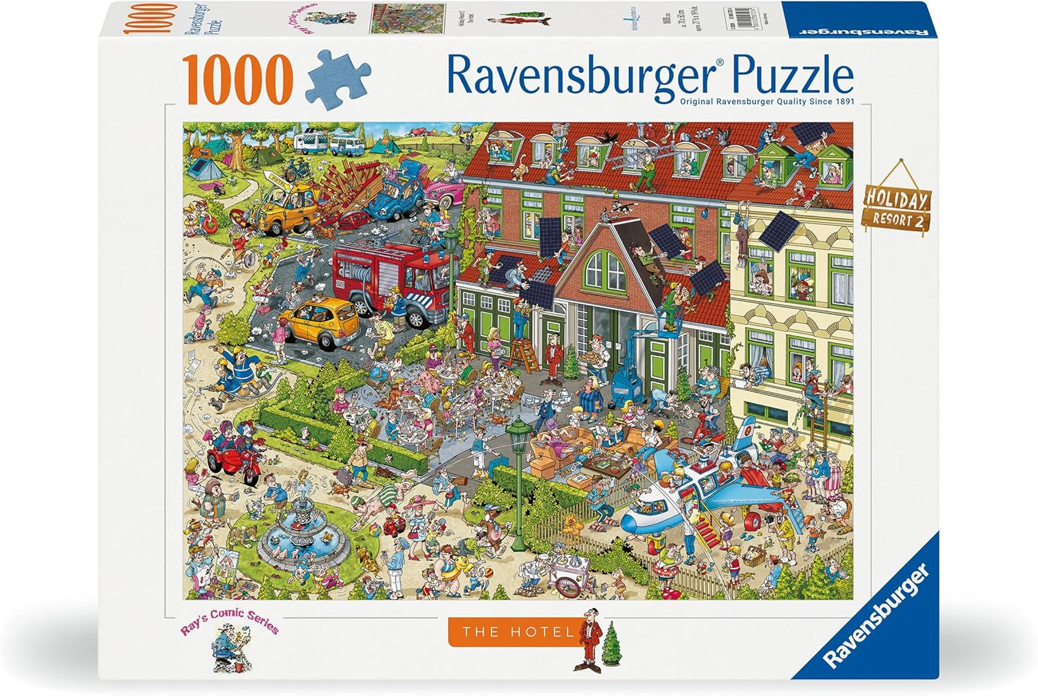 Ravensburger Puzzle 12000723 - Hotelul - Puzzle de 1000 de piese pentru adulți și copii de la 14 ani, Puzzle Naty Shop