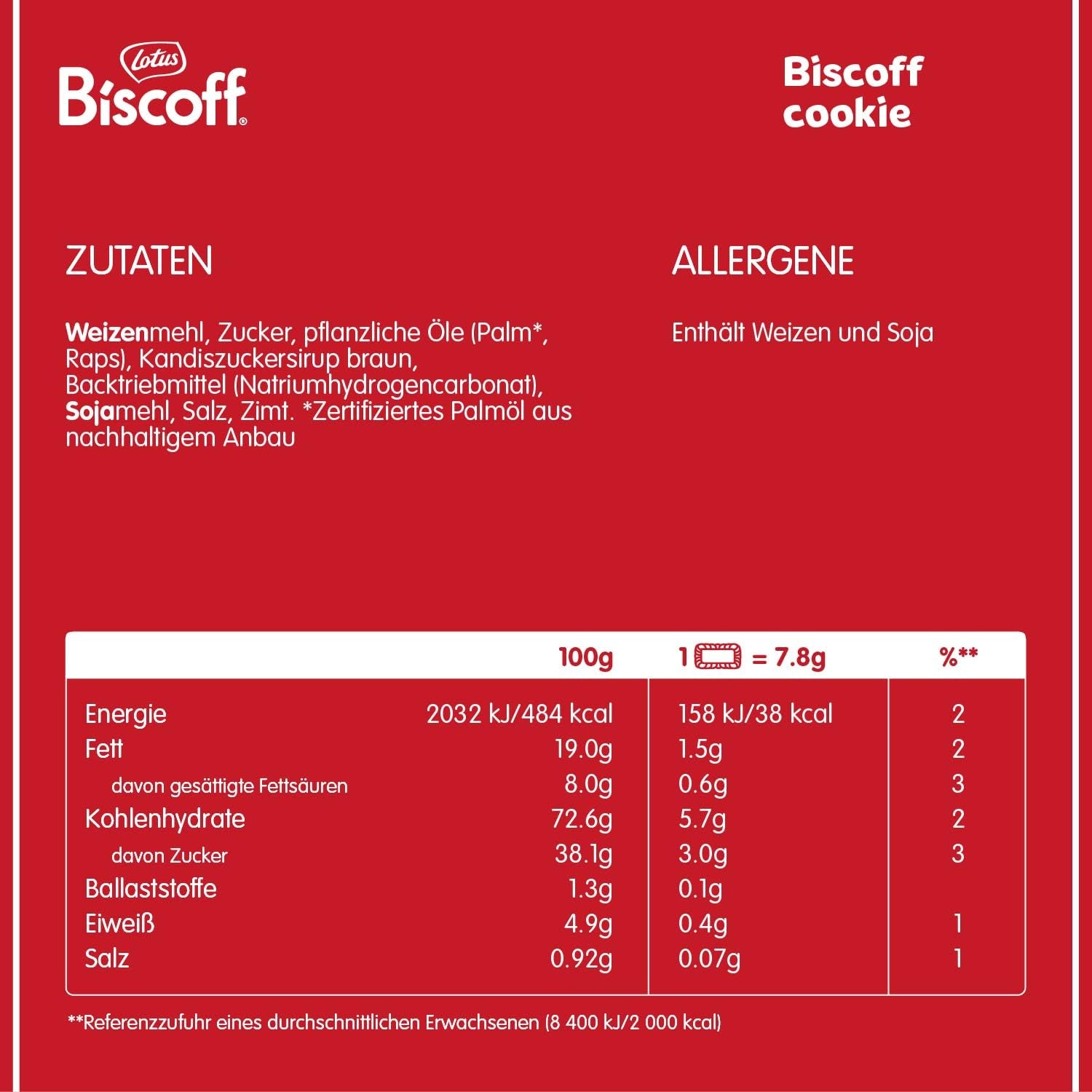 Lotus Biscoff | Biscuite caramelizate | Doar ingrediente naturale | Vegane | Fără coloranți sau arome artificiale adăugate | 2 kg