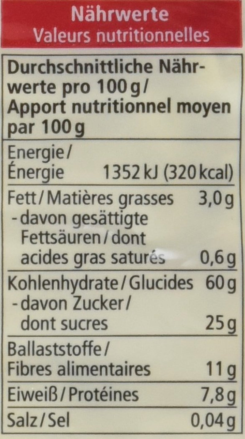 Müzli bio gyümölcsökkel, 750g