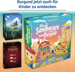 Ravensburger 24687 Burgundy Sandcastles - Játék 5 éves kortól, 2-4 játékos számára