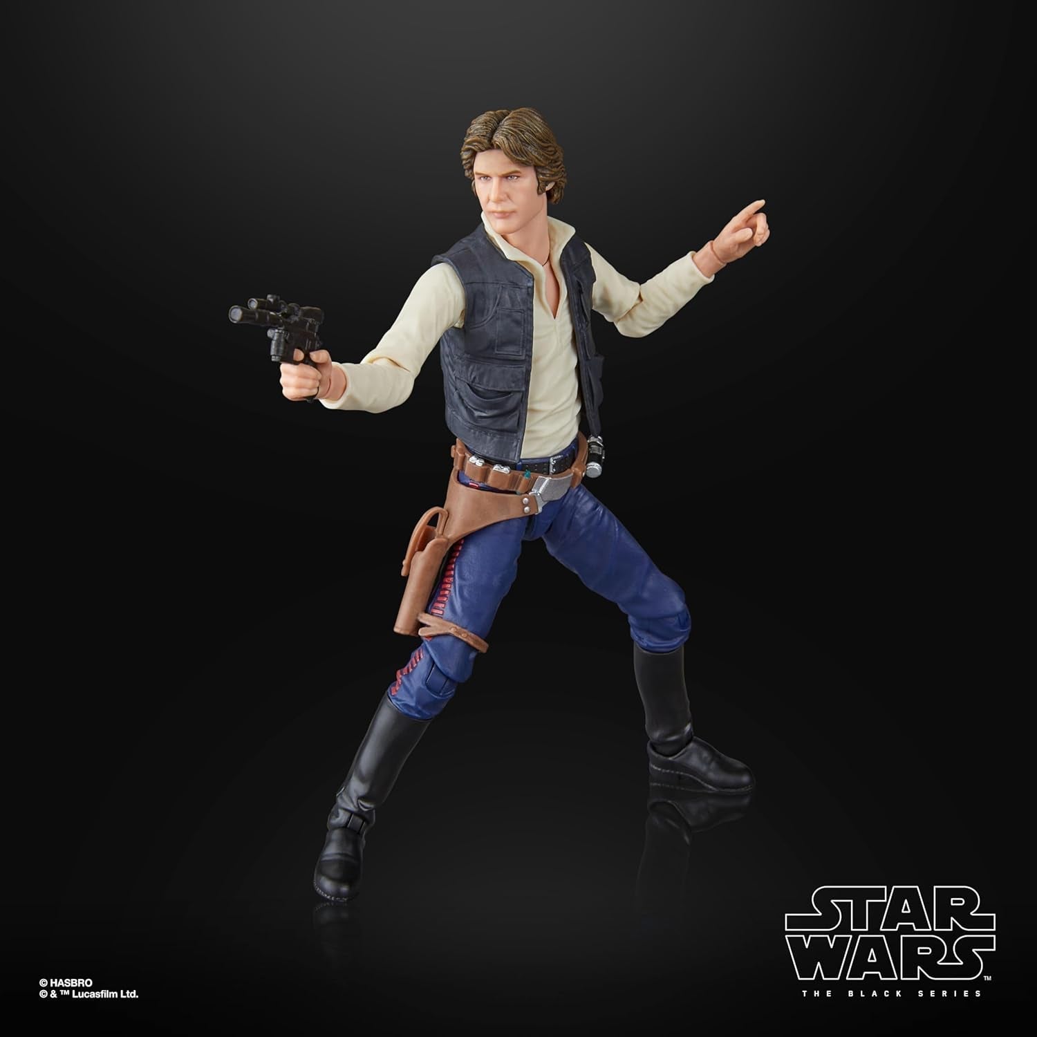 Star Wars The Black Series Han Solo, Star Wars: A Hope Premium Collectible akciófigura (15cm) Akciófigurák Naty Shop