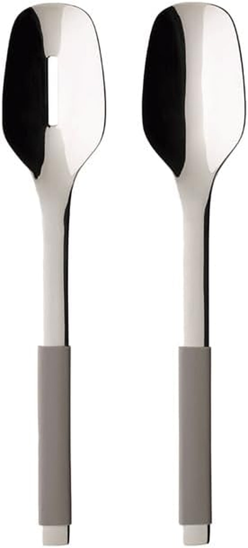 Villeroy & Boch - S+ Tacâmuri pentru salată, Oțel inoxidabil/silicon Naty Shop Alb