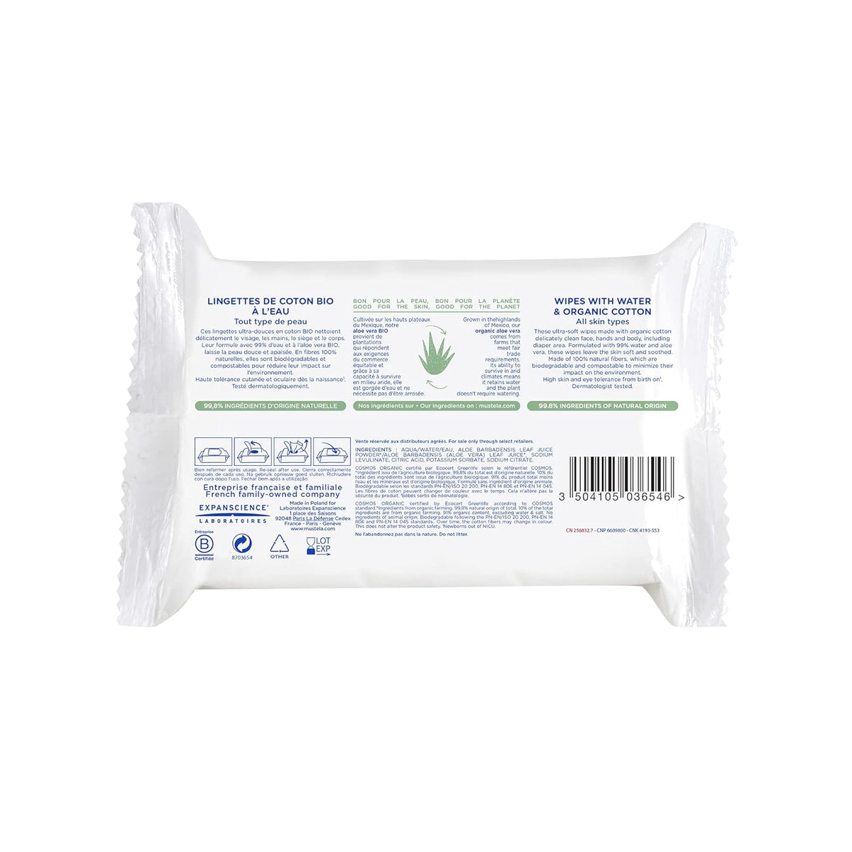 Lingette Coton À L'Eau 60 db