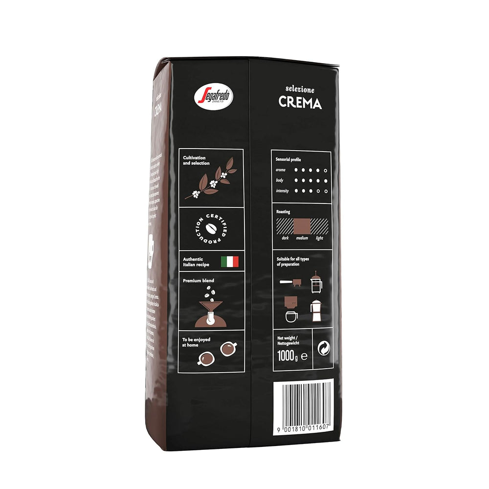 Segafredo Zanetti Selezione Crema Fasole, pachet de 6 (1 x 1 kg)