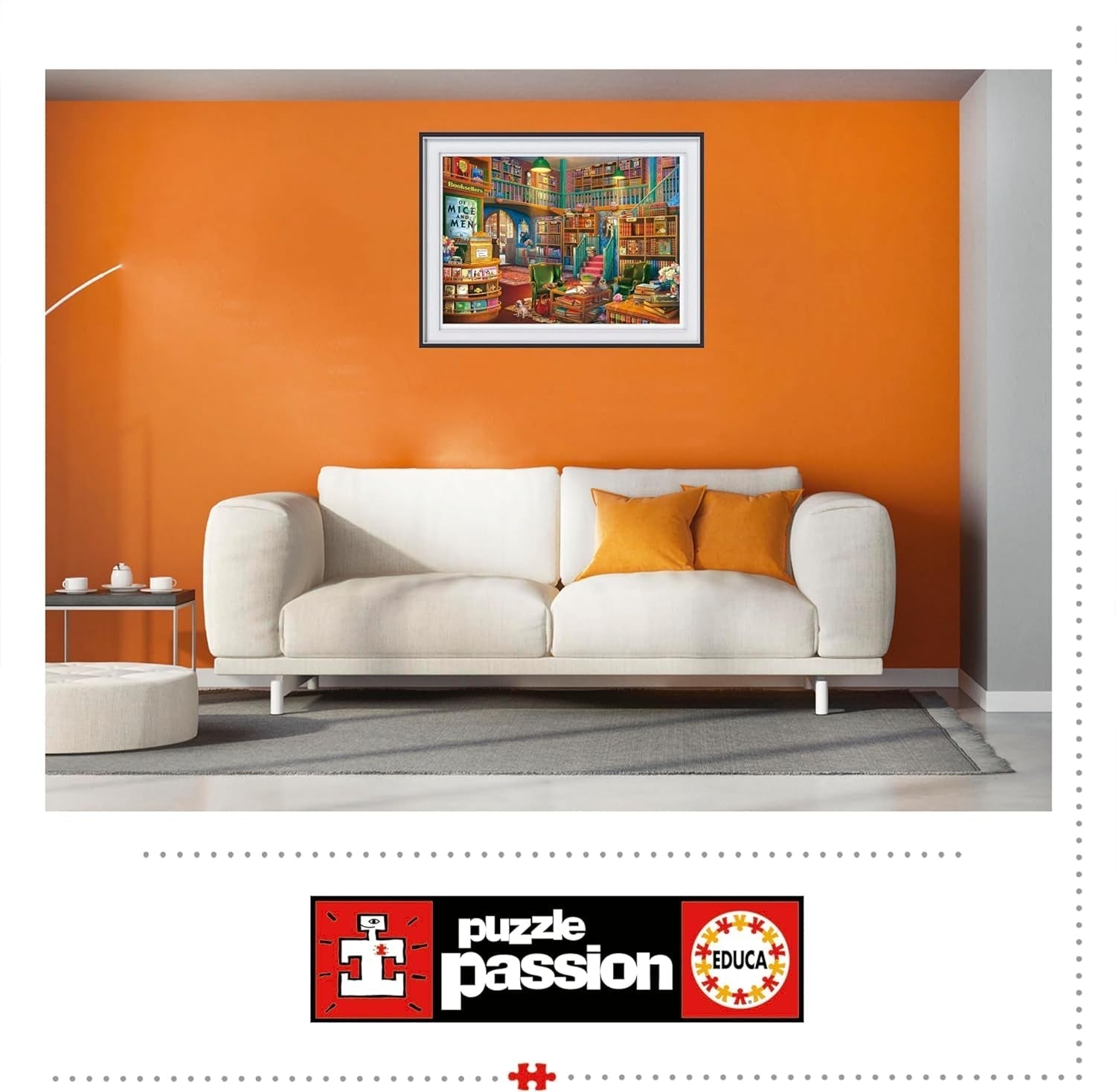 Educa - 1000 darabos puzzle felnőtteknek | Könyvtár. Méretek: 68 X 48 cm. Tartalmazza a Fixpuzzle puzzle ragasztót. 14 éve (19925) Puzzle Naty Shop