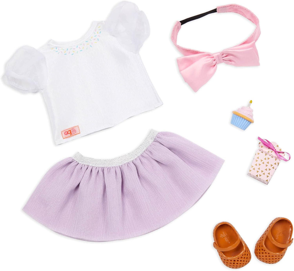 Our Generation - Riding In Style - Reitsport-Outfit - Reitaccessoires - 46 cm Puppenkleidung - Vorgetäuschtes Spiel - Spielzeug für Kinder ab 3 Jahren