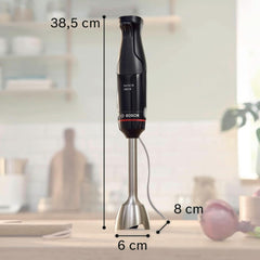 Bosch Standmixer Ergomaster Serie 4, 1000 Watt, Edelstahl-Mixstab, Zerkleinerer, Mix-/Messbecher, Schwarz Kitchen Naty Shop