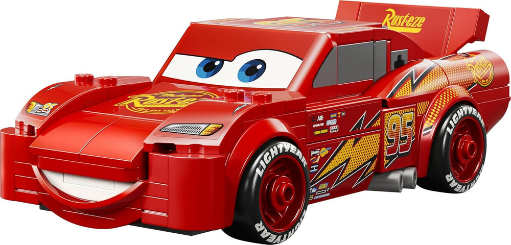 LEGO Speed ​​​​Champions | Lightning McQueen – Spielzeug zu Cars von Disney Pixar – DIY Deko für Kinderzimmer – Auto Spielset – Kreatives Geschenk für Mädchen, Jungen und Autofans ab 9 Jahren – 77255