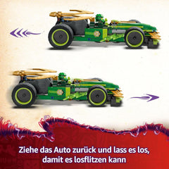 LEGO NINJAGO Lloyd's Action Speedster - Építőautó 2 minifigurával szerepjátékhoz, építő játékautó gyerekeknek - ajándék fiúknak és lányoknak 7 éves kortól 71828 Építőkészletek Besuche den LEGO-Store