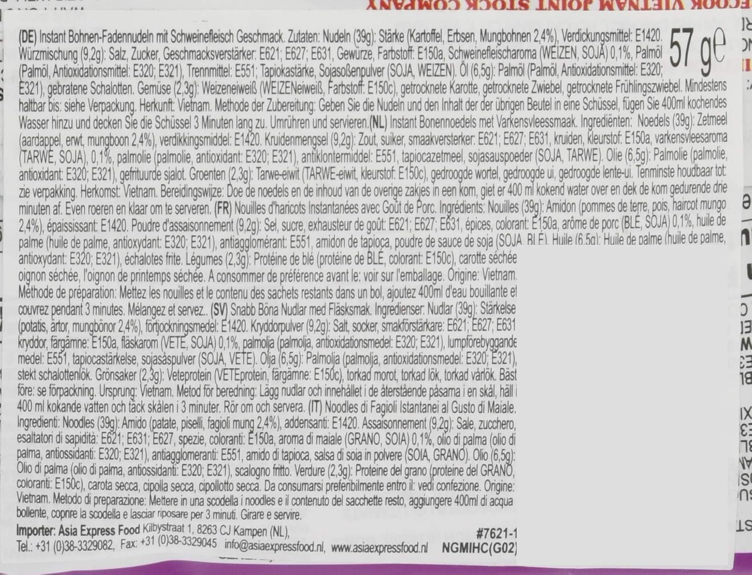 - GD Glass instant tészta sertéshússal - (1 x 57 g)