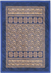 BASSETTI kockás pamut TORCELLO szín SÖTÉTKÉK B1 135X190 méret Paplanok és paplanok Naty Shop Sötétkék 135X190