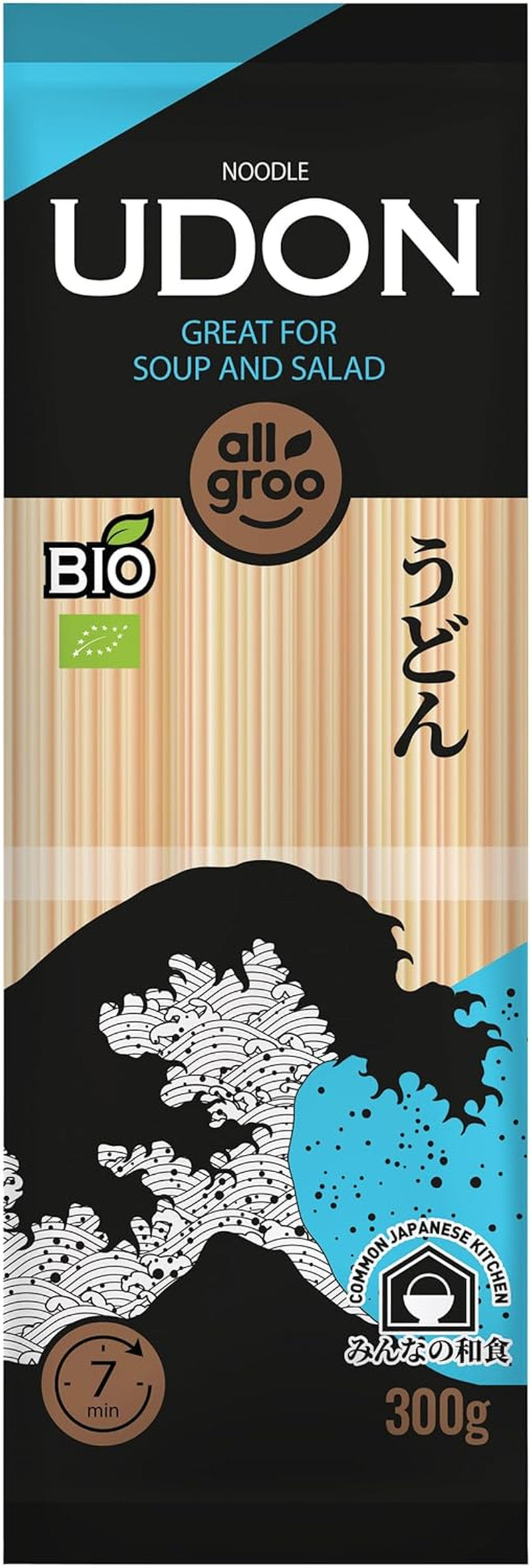 Allgroo bio búzatészta, Udon, CN-BIO-154-1 x 300g