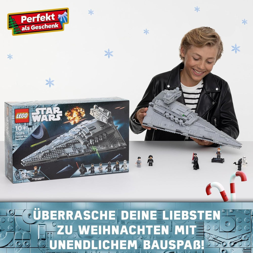 LEGO Star Wars birodalmi csillagromboló, csillaghajó készlet, építőjáték, Darth Vader és Cal Kestis játékkészlet, születésnapi ajándék fiúknak, lányoknak és rajongóknak 75394 Építőkészletek Besuche den LEGO-Store