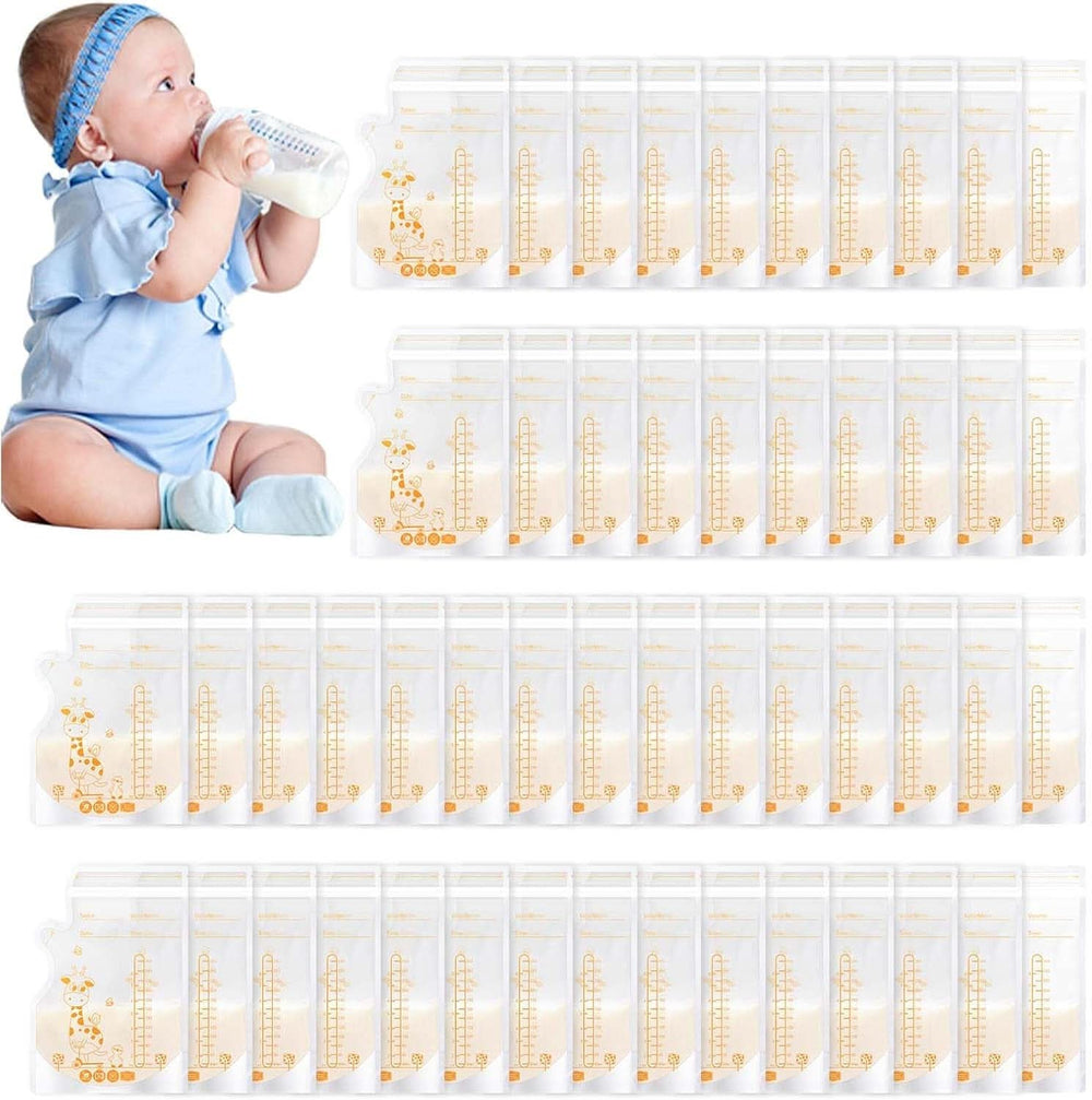 Vinabo 50 Stück Muttermilchbeutel, 250 ml Bpa-mentes Muttermilch tároló táska, Milchbeutel Für Muttermilch Mit Ausgießer Für Das Stillen, Selbststehender, Kann Eingefroren Werden, Vorsterilisiert Kiegészítők Élelmiszer és szoptatás