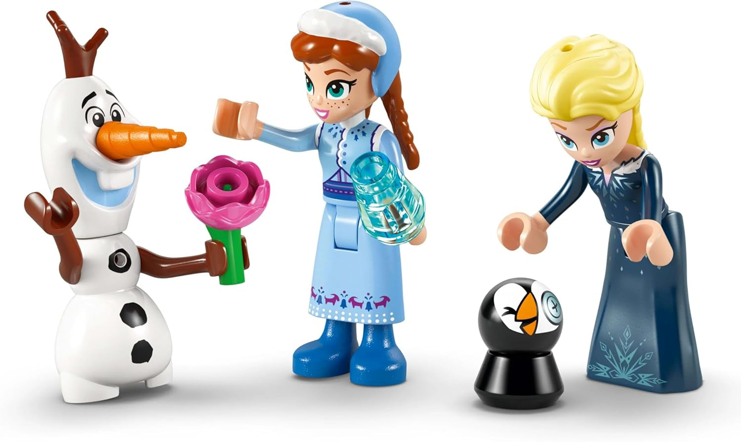 LEGO Ç€ Disney Frozen Arendelle kastély, hercegnős játék ELSA-val, Anna és Olaf mini babák és egy pingvinfigura, fantáziajátékkészlet, ajándék 5 éves lányoknak 43265 építőkészlet Besuche den LEGO-Store