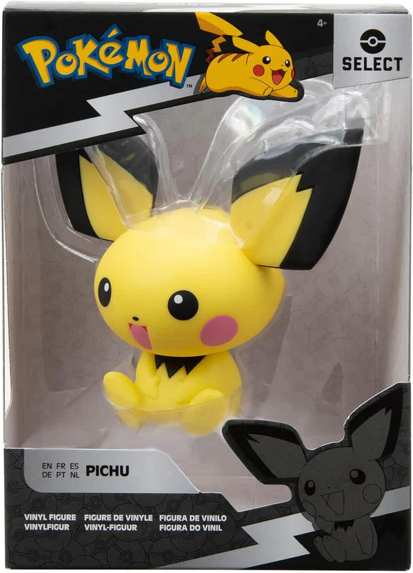 Pokémon PKW3388 - Vinyl figura - Pichu, hivatalos gyűjthető figura, 10 cm