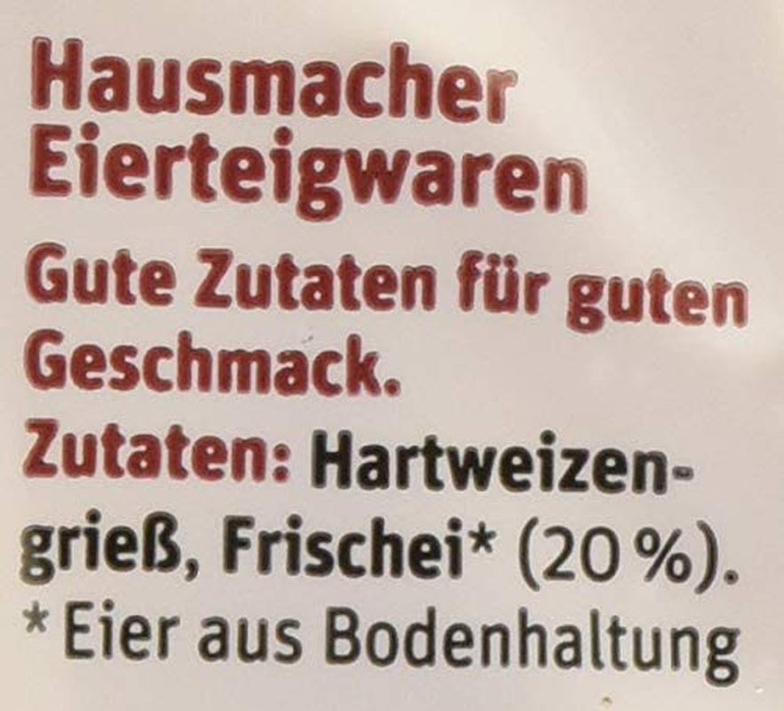 tegut... Tojásos tészta, dugóhúzó, 1 x 500 g